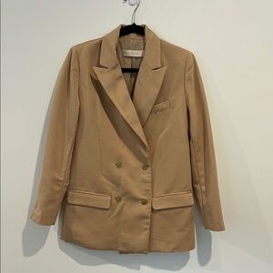 Happy x Nature Tan Oversized Blazer
